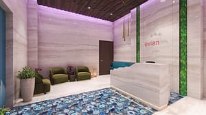 Evian Spa interior