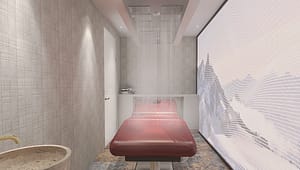 Evian Spa interior