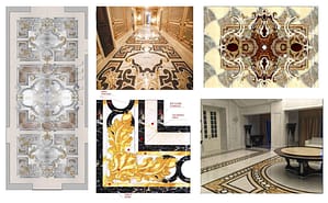 Sheikh J. Villa marble flooring