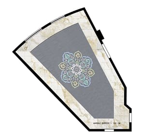 Minister's Office flooring layout