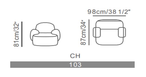 CDF285-CH Chair