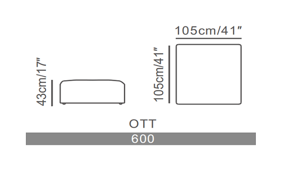 CDF280-OTT Ottoman