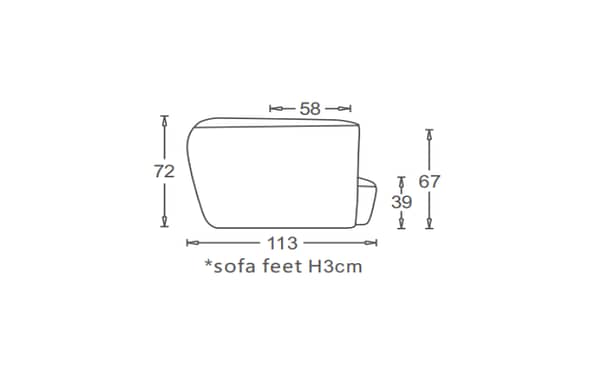 5201 Sofa, Love seat, Chair